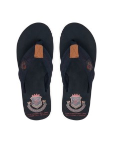 Tommy Hilfiger Japonki Patch Hilfiger Beach Sandal FM0FM05804 Granatowy
