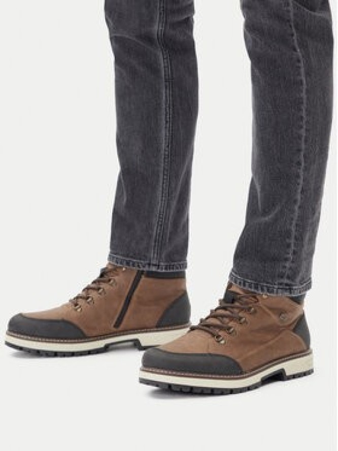 Rieker Trzewiki F8302-24 Brązowy