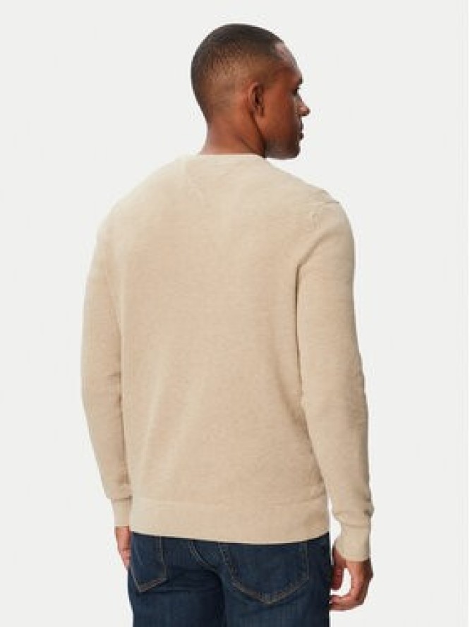 Tommy Hilfiger Sweter Essential MW0MW36347 Beżowy jasny Regular Fit