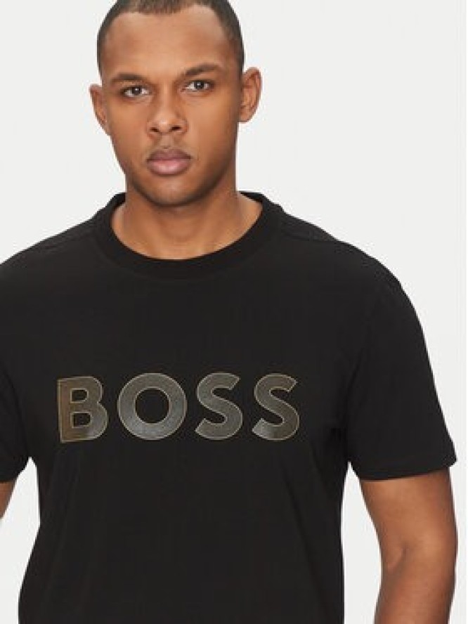 BOSS T-Shirt TL Logo 50535170 Czarny Regular Fit