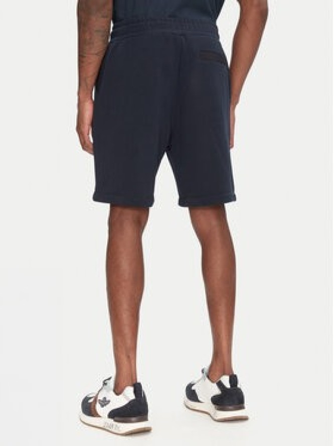 Aeronautica Militare Szorty sportowe 251BF020F584 Granatowy Regular Fit