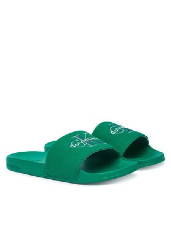 Calvin Klein Klapki Ess Slide Cv YM0YM01393 Zielony
