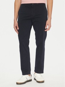 BOSS Chinosy 50534378 Granatowy Regular Fit