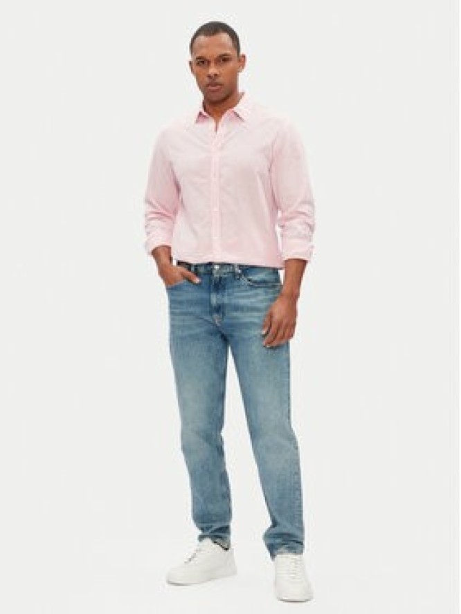Pepe Jeans Koszula Arnau PM308844 Różowy Regular Fit