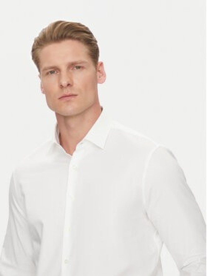 Calvin Klein Koszula K10K114310 Biały Slim Fit