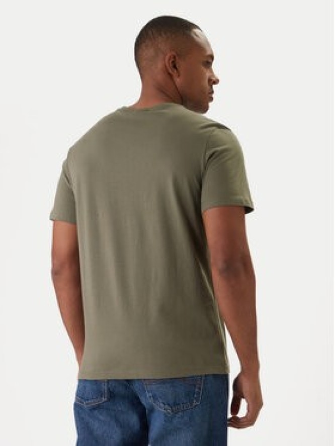 Calvin Klein T-Shirt Micro Logo LV04LC255G Zielony Regular Fit