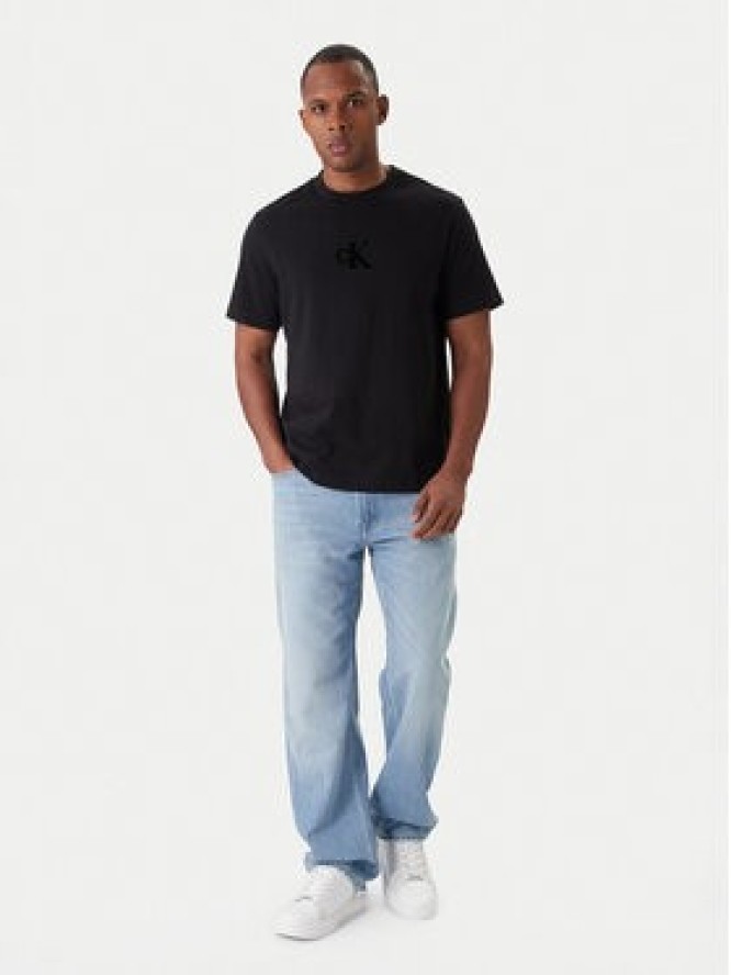 Calvin Klein Jeans T-Shirt 20s Easy LV04RD253G Czarny Regular Fit