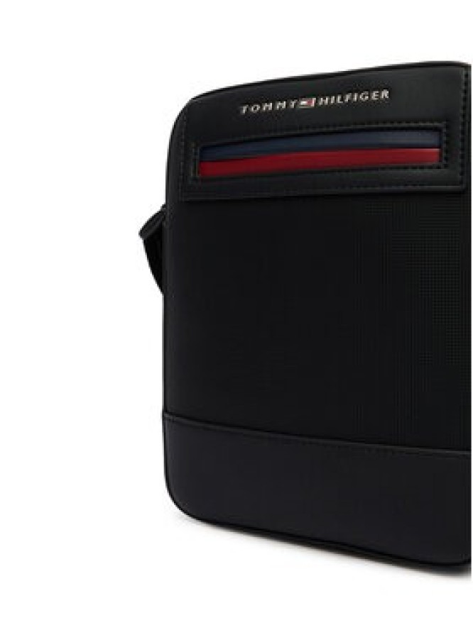 Tommy Hilfiger Saszetka Th Foundaiton Mini Reporter AM0AM14156 Czarny