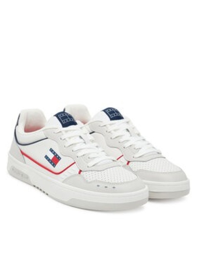 Tommy Jeans Sneakersy Tjm Cupsole Elevated EM0EM01585 Écru