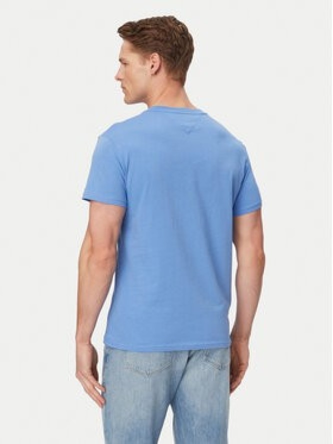 Tommy Jeans T-Shirt DM0DM22538 Niebieski Slim Fit