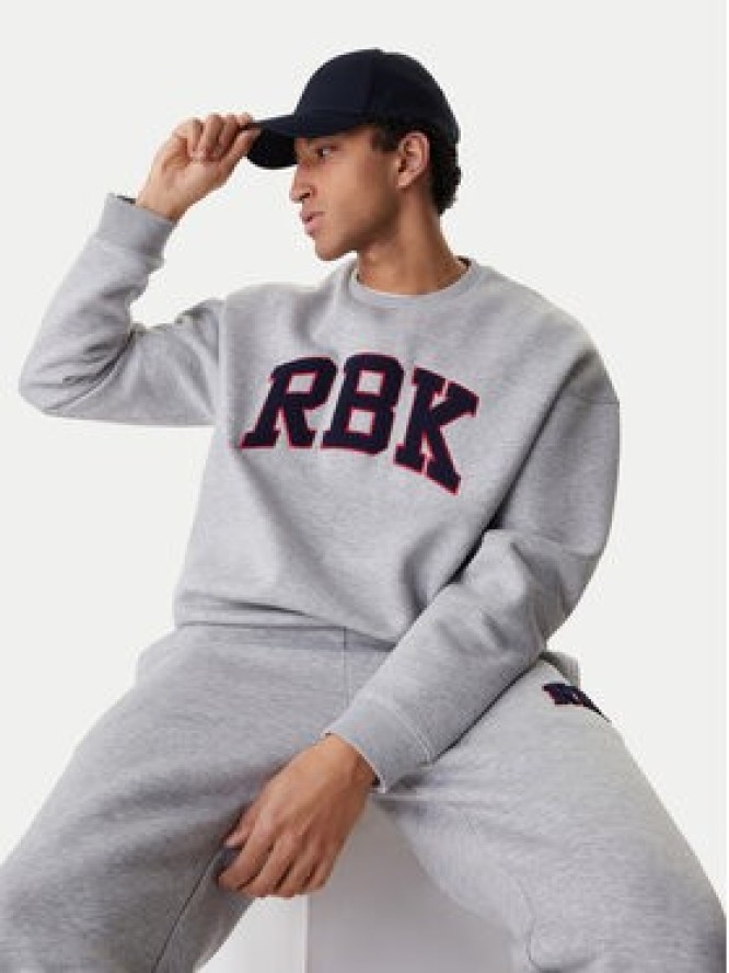 Reebok Bluza Barry RK25553CCM Szary Relaxed Fit