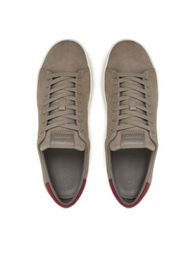 Calvin Klein Sneakersy Low Top Lace Up Nu HM0HM01758 Szary