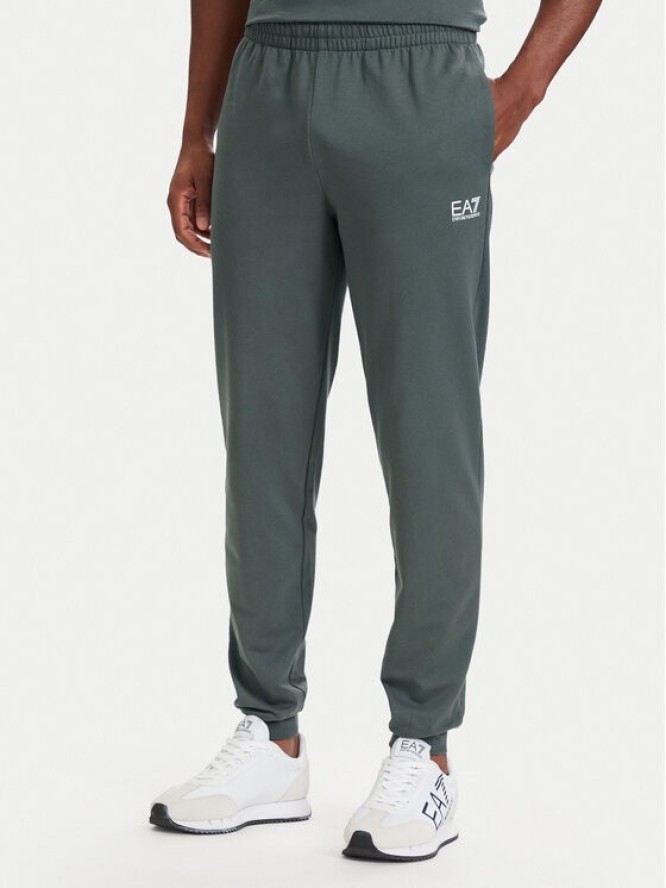 EA7 Emporio Armani Spodnie dresowe 8NPP66 PJVRZ U8085 Szary Regular Fit