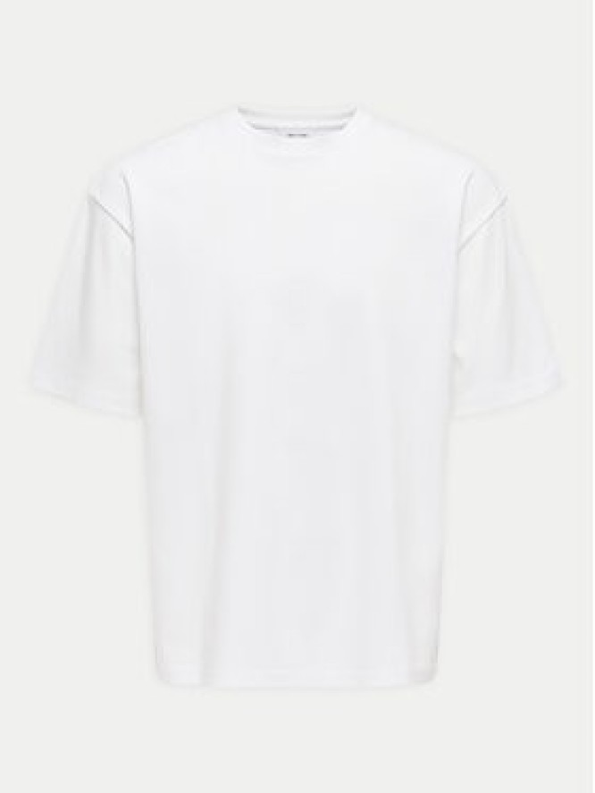 Only & Sons T-Shirt Caspian 22031940 Biały Authentic Fit