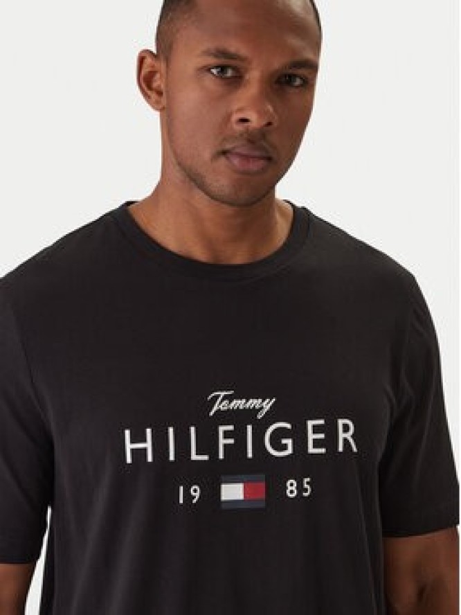 Tommy Hilfiger T-Shirt MW0MW41455 Czarny Regular Fit
