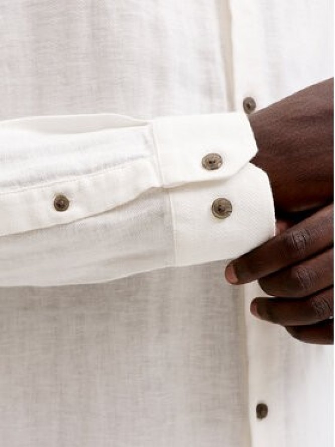 Jack & Jones Koszula Blaparker 12292161 Écru Regular Fit