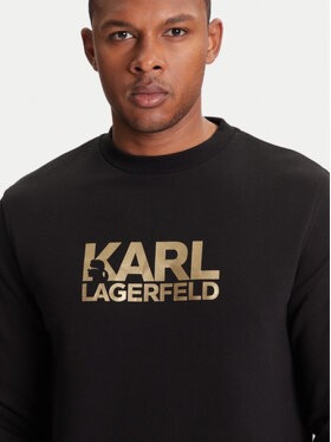 KARL LAGERFELD Bluza 705091 553917 Czarny Regular Fit