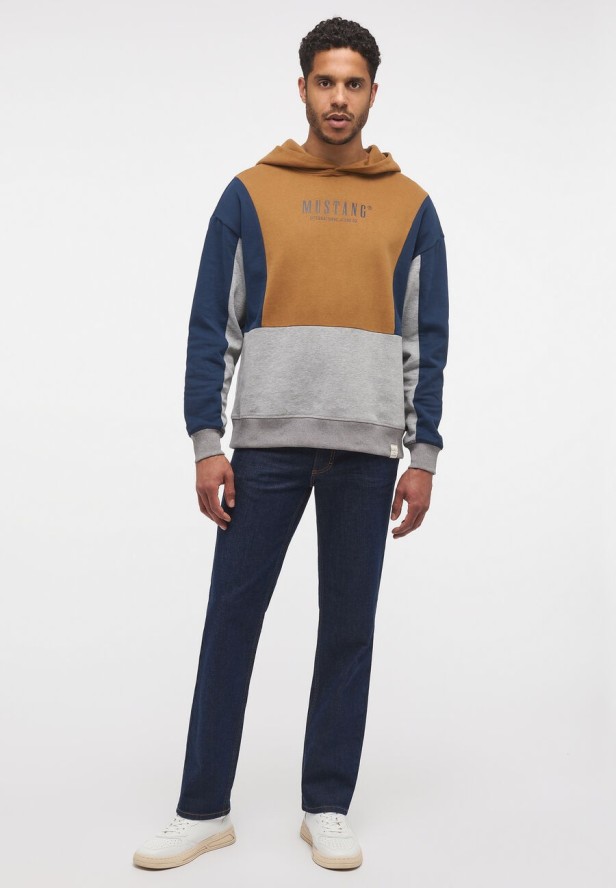 MĘSKIE SPODNIE JEANSOWE MUSTANG TRAMPER STRAIGHT DENIM BLUE 1014273 5000 850