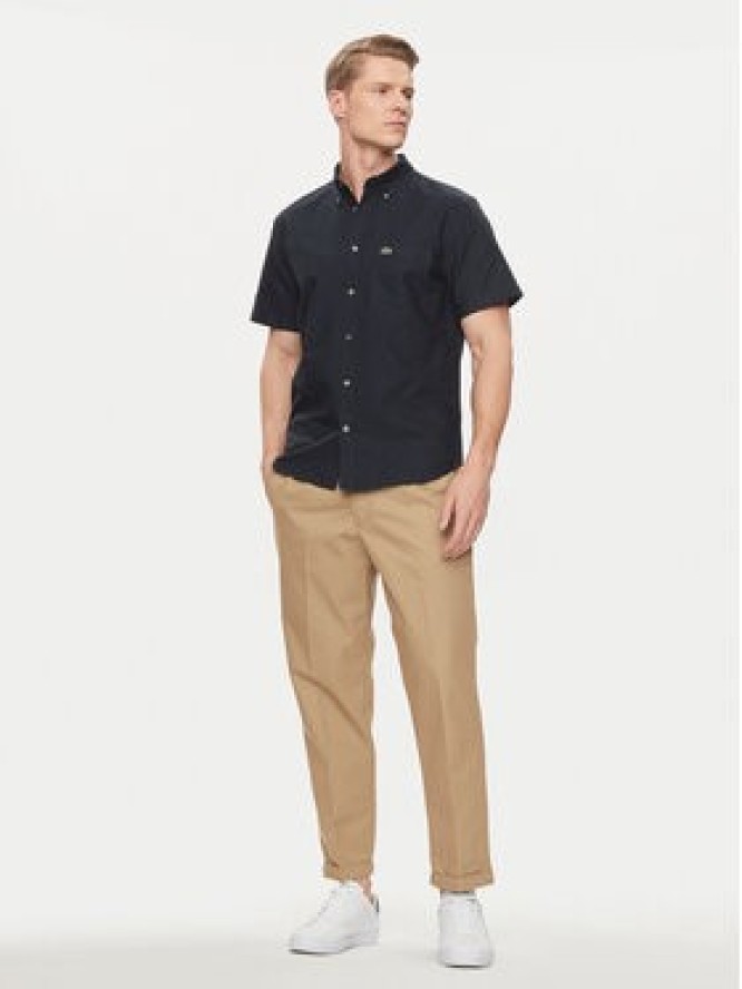 Lacoste Koszula CH1917 Granatowy Regular Fit