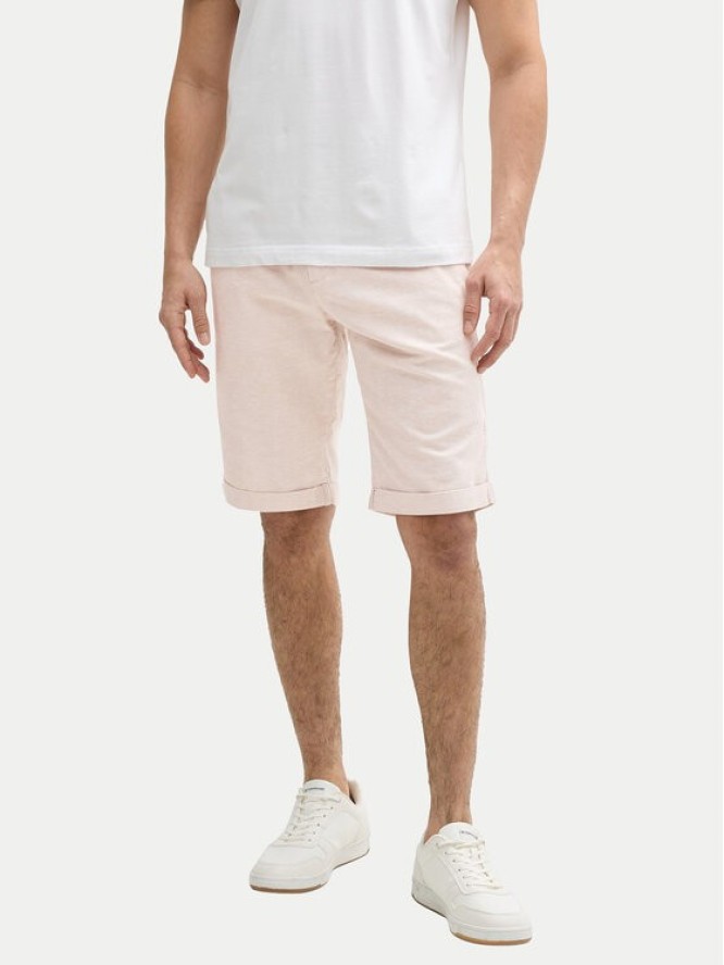 Tom Tailor Szorty materiałowe 1044715 Beżowy Regular Fit