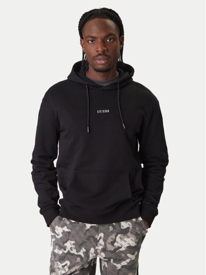 Guess Bluza Z6RQ18 KAIJ1 Czarny Regular Fit