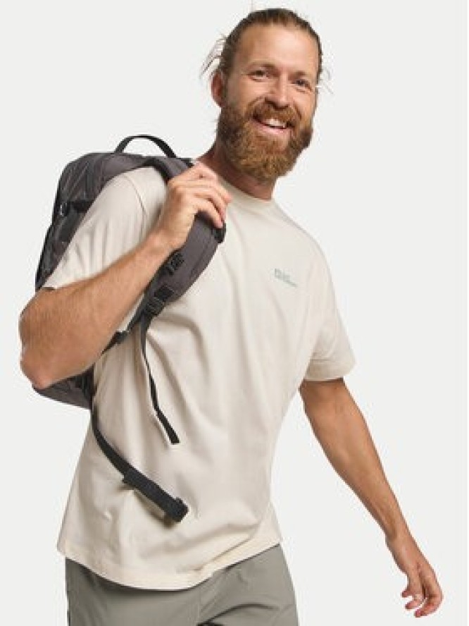Jack Wolfskin T-Shirt Essential 1808382 Écru Regular Fit