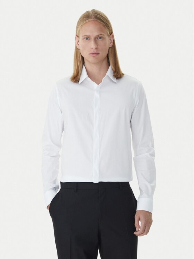 Calvin Klein Koszula LV019EU060 Biały Extra Slim Fit