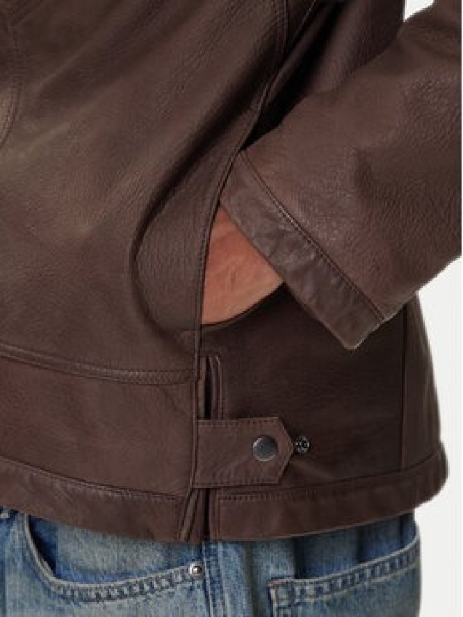 Aeronautica Militare Kurtka skórzana 252PN0960UPL00304 Brązowy Regular Fit