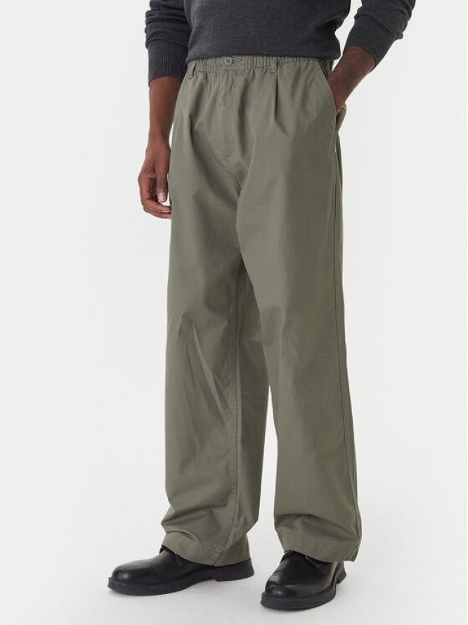 Jack & Jones Spodnie materiałowe Owen Cade 12282385 Zielony Baggy Fit