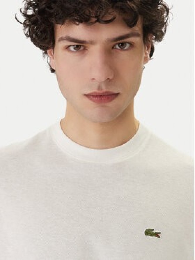 Lacoste T-Shirt TH0629 Biały Regular Fit