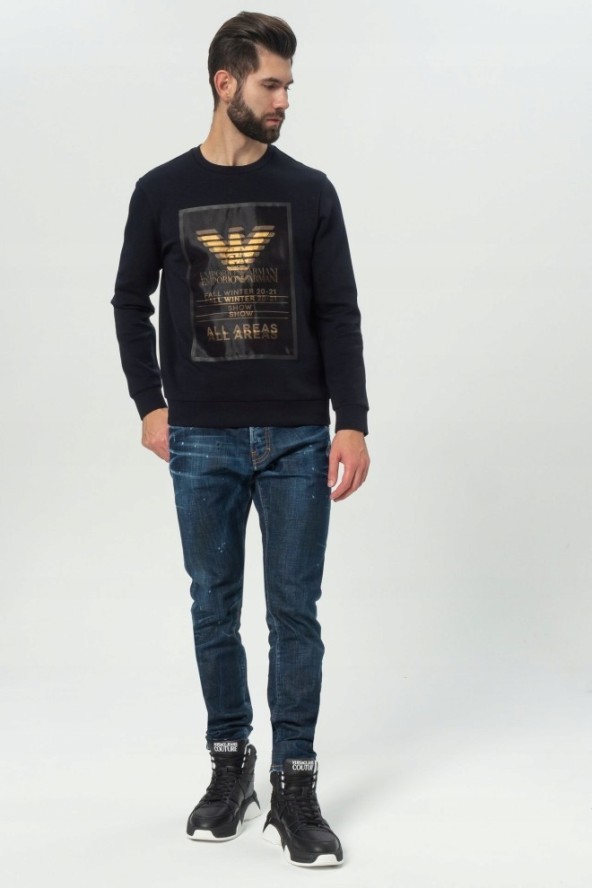 DSQUARED2 Męskie granatowe jeansy cool guy jean, Rozmiar 50