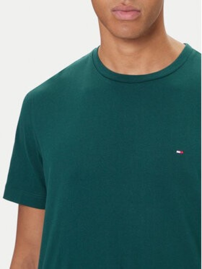Tommy Hilfiger T-Shirt Ess Seasonal MW0MW39995 Zielony Regular Fit