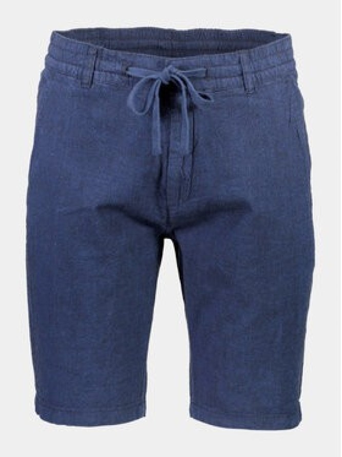 Lindbergh Szorty materiałowe 30-508003 Granatowy Relaxed Fit