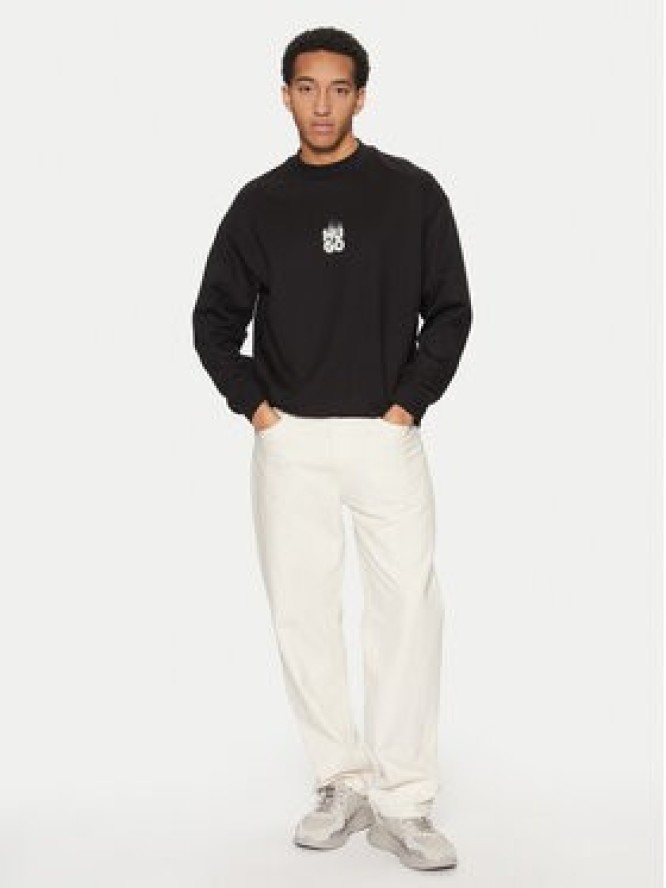 HUGO Bluza Durungu 50530427 Czarny Relaxed Fit