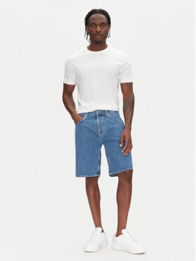 Pepe Jeans Szorty jeansowe PM801176 Niebieski Loose Fit