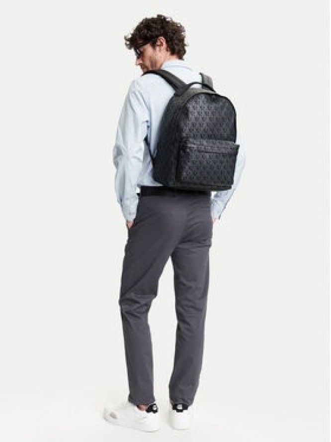 Calvin Klein Jeans Plecak Matte Aop Center Zip Bp 43 LV04G3112G Czarny