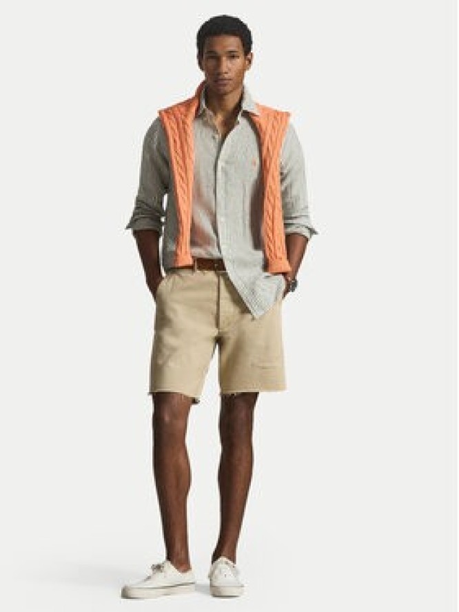 Polo Ralph Lauren Koszula 710B15594001 Zielony jasny Custom Fit