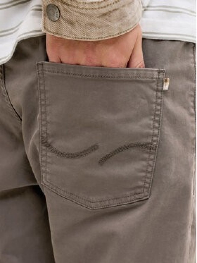 Jack & Jones Spodnie materiałowe Clark Finn 12293328 Brązowy Regular Fit
