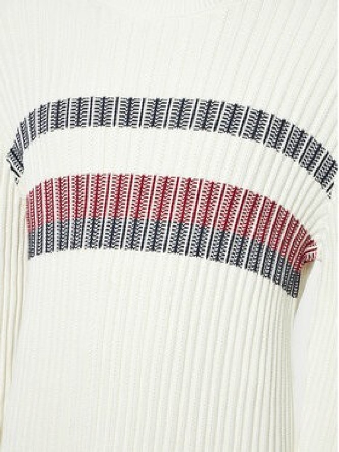 Tommy Hilfiger Sweter MW0MW37246 Écru Regular Fit