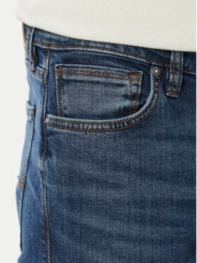 Guess Jeansy M6YAS2 D1475 Niebieski Slim Tapered Fit