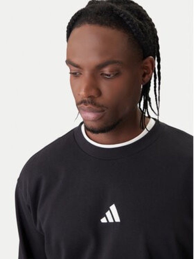 adidas Bluza Essentials Feel Cozy JE3837 Czarny Regular Fit