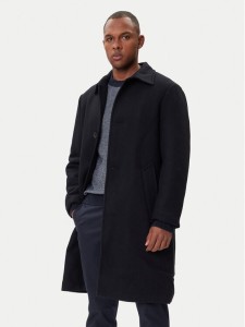 Armani Exchange Płaszcz wełniany XM001121 AF18943 UB101 Granatowy Regular Fit