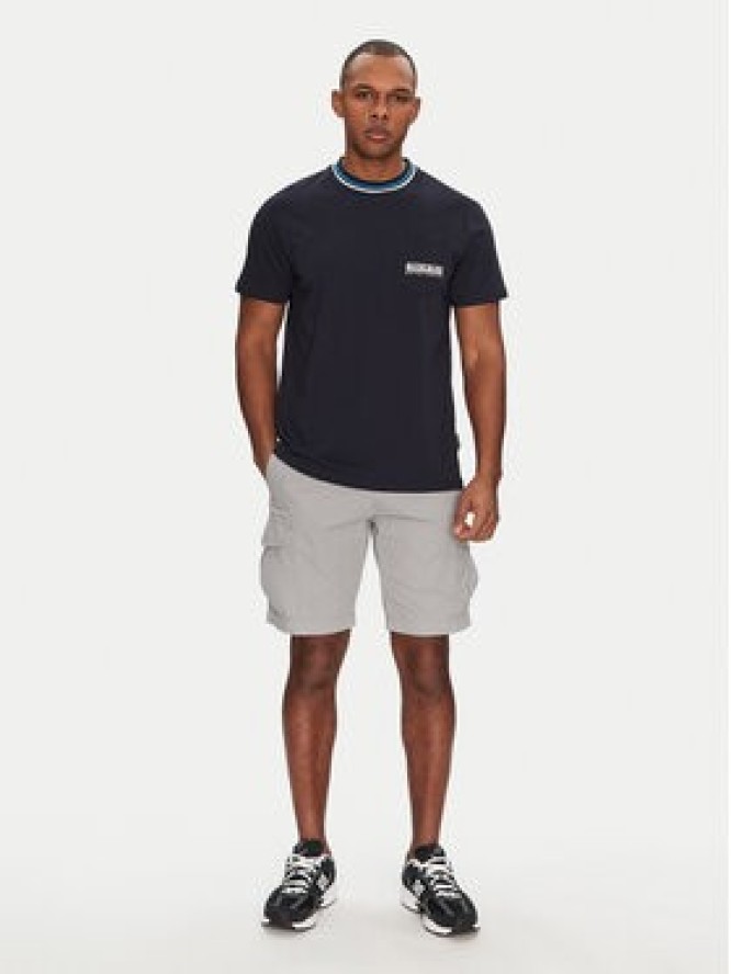 Napapijri T-Shirt S-Murlo NP0A4IEJ1761 Granatowy Regular Fit