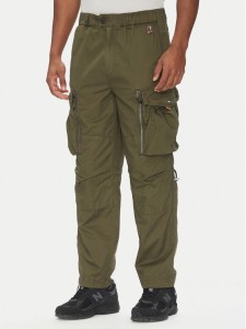 Parajumpers Spodnie materiałowe Baste 25SMPMPATW06 Zielony Regular Fit