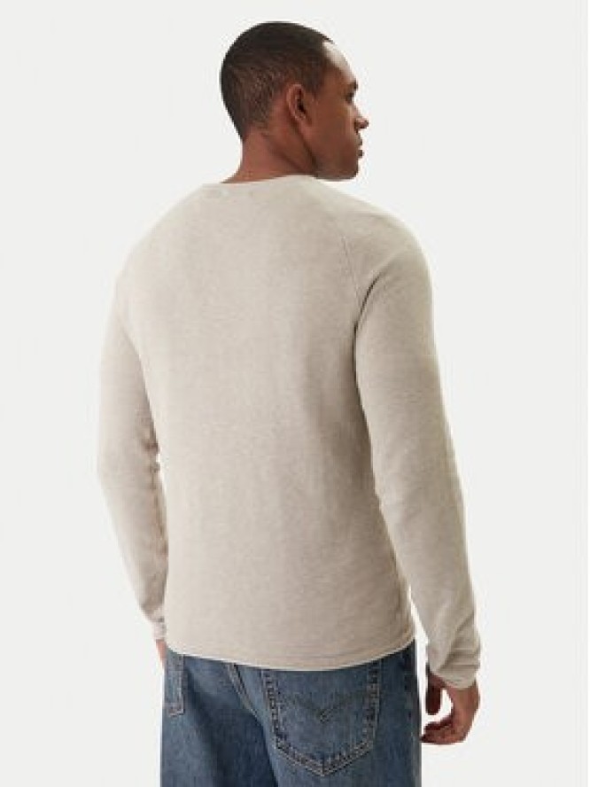 Jack & Jones Sweter Hill 12157321 Beżowy Regular Fit