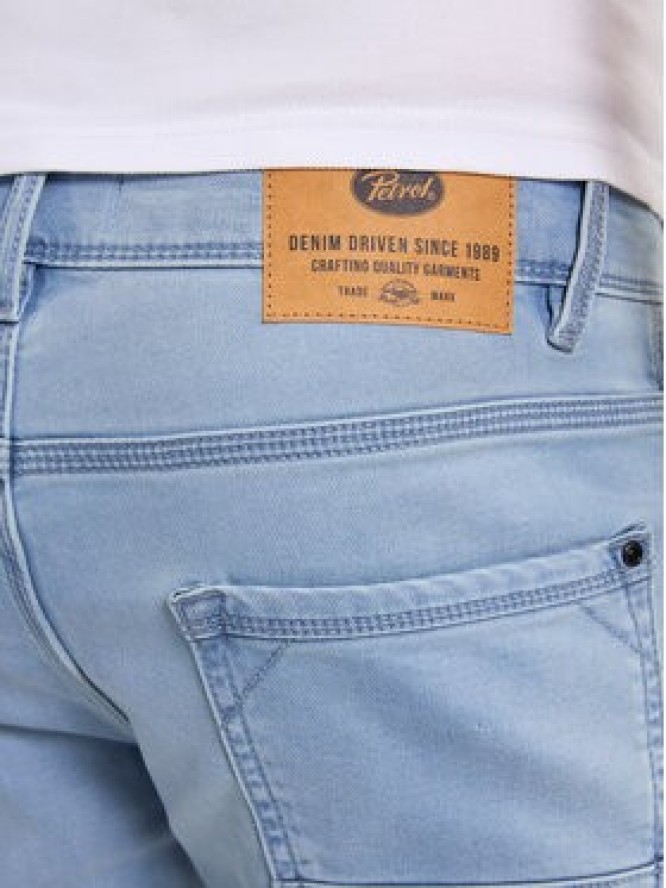 Petrol Industries Szorty jeansowe M-ROS-SHO001 Niebieski Slim Fit