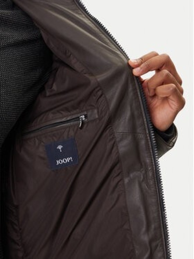 JOOP! Kurtka skórzana 17 Loman 80000852 Brązowy Regular Fit