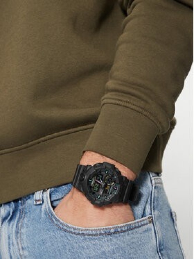 G-Shock Zegarek Multi-Fluorescent Accents GA-700MF-1AER Czarny