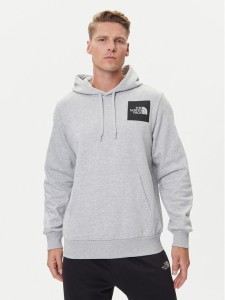 The North Face Bluza Fine NF0A89EU Szary Regular Fit