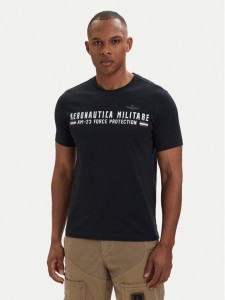 Aeronautica Militare T-Shirt 261TS1942UJ00538 Granatowy Regular Fit